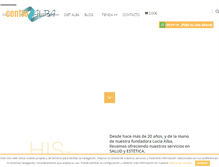 Tablet Screenshot of centroalba.com